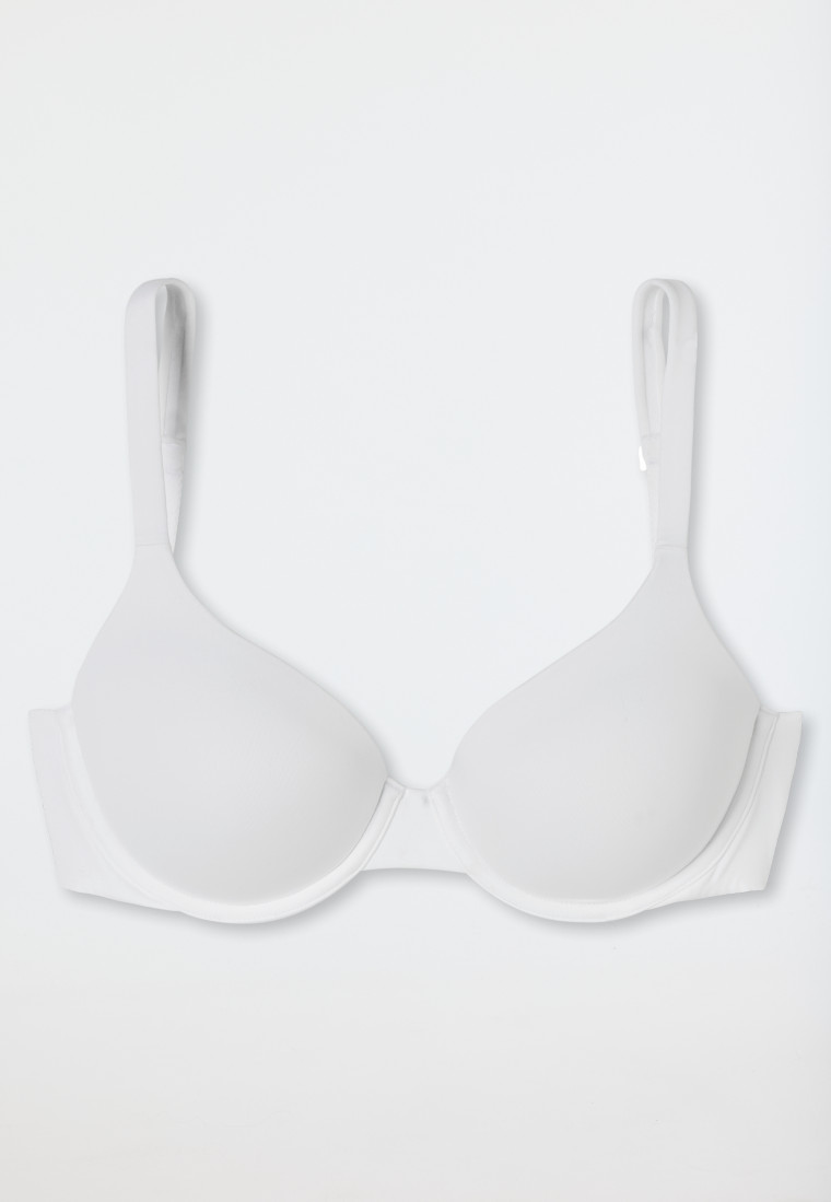 Schiesser Schalen-BH mit Bügel und gleitenden Cups weiß - Unique Micro Fabrik Onlineshop