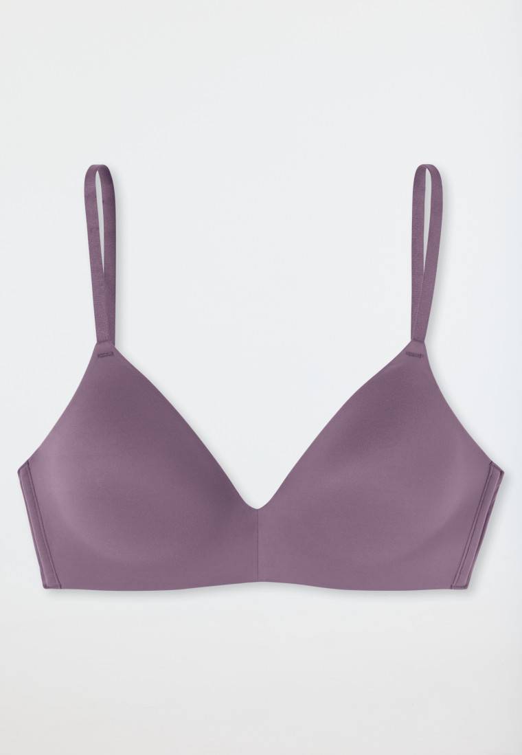Schiesser Soft-BH gepadded ohne Bügel malve - Invisible Soft Fabrikpreis