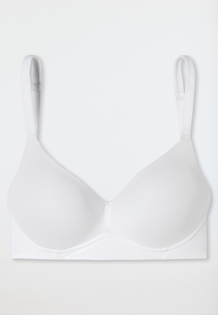 Schiesser Soft-BH mit Schale und gleitenden Cups weiß - Unique Micro Sonderangebot