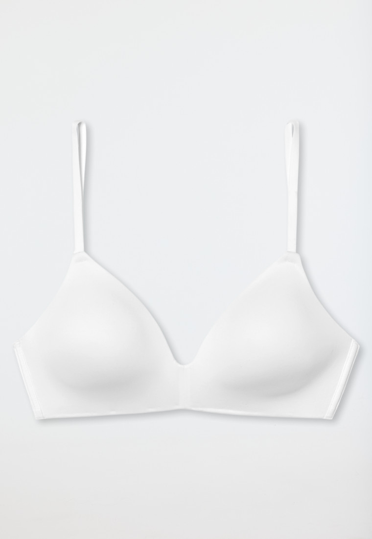 Schiesser BH ohne Bügel gepadded weiß - Invisible Soft Preisnachlass