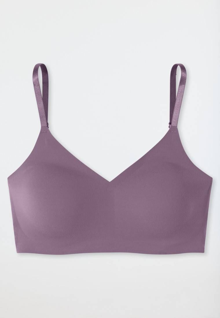 Schiesser Bustier Mikrofaser herausnehmbare Pads malve - Invisible Soft Cyber Monday