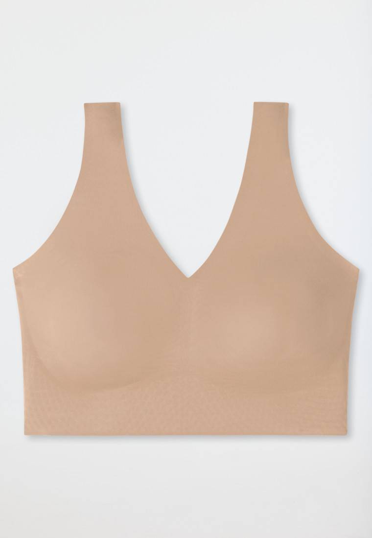 Schiesser Bustier Microfaser herausnehmbare Pads maple - Invisible Soft Osterangebot