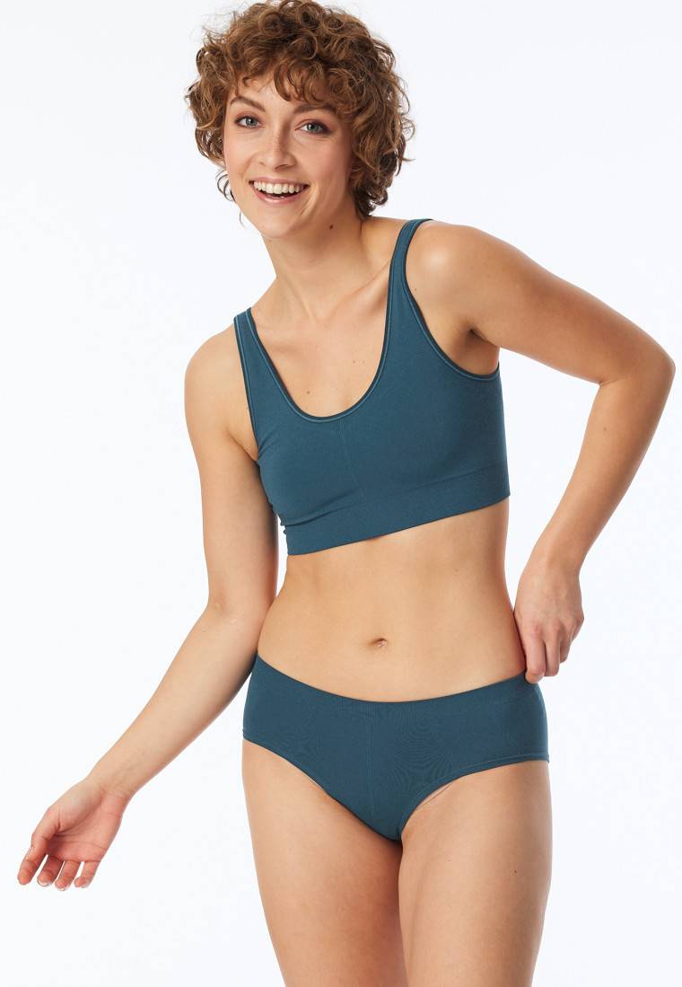 Schiesser Bustier wendbar petrol - Casual Seamless Vatertagsangebot