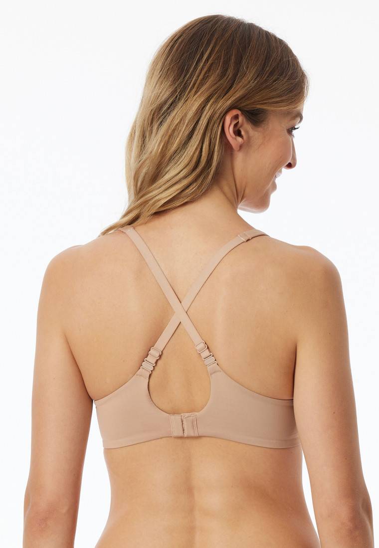 Schiesser Schalen-BH mit Bügel und gleitenden Cups maple - Unique Micro Top Angebot