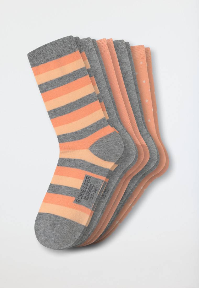 Schiesser Damensocken 5er-Pack stay fresh uni/gemustert mehfarbig - Bluebird Sonderangebote