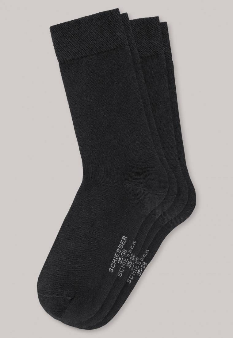 Schiesser Damensocken 2er-Pack schwarz - Long Life Cool Riesige Ersparnisse