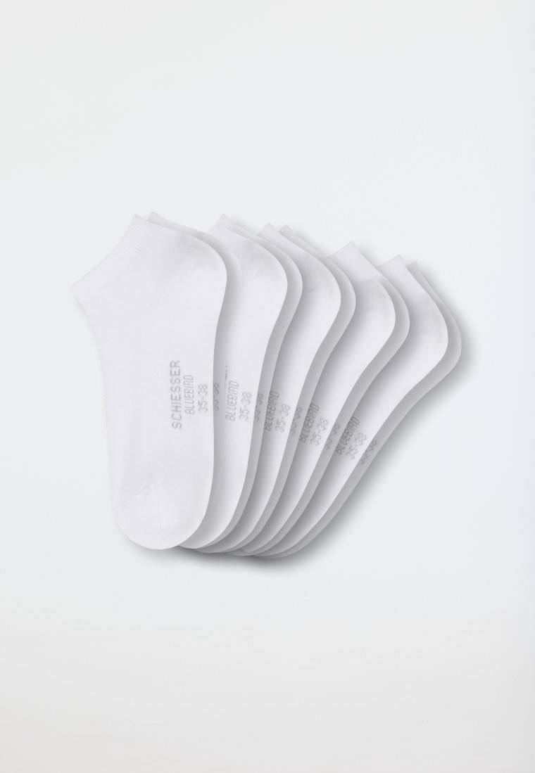 Schiesser Damensneaker Fünferpack Stay Fresh weiß - Bluebird Letzte 2 Tage