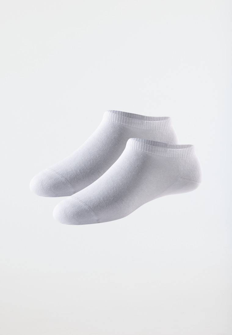 Schiesser Damensneaker 2er-Pack Organic Cotton weiß - 95/5 Discount Store für neue Produkte