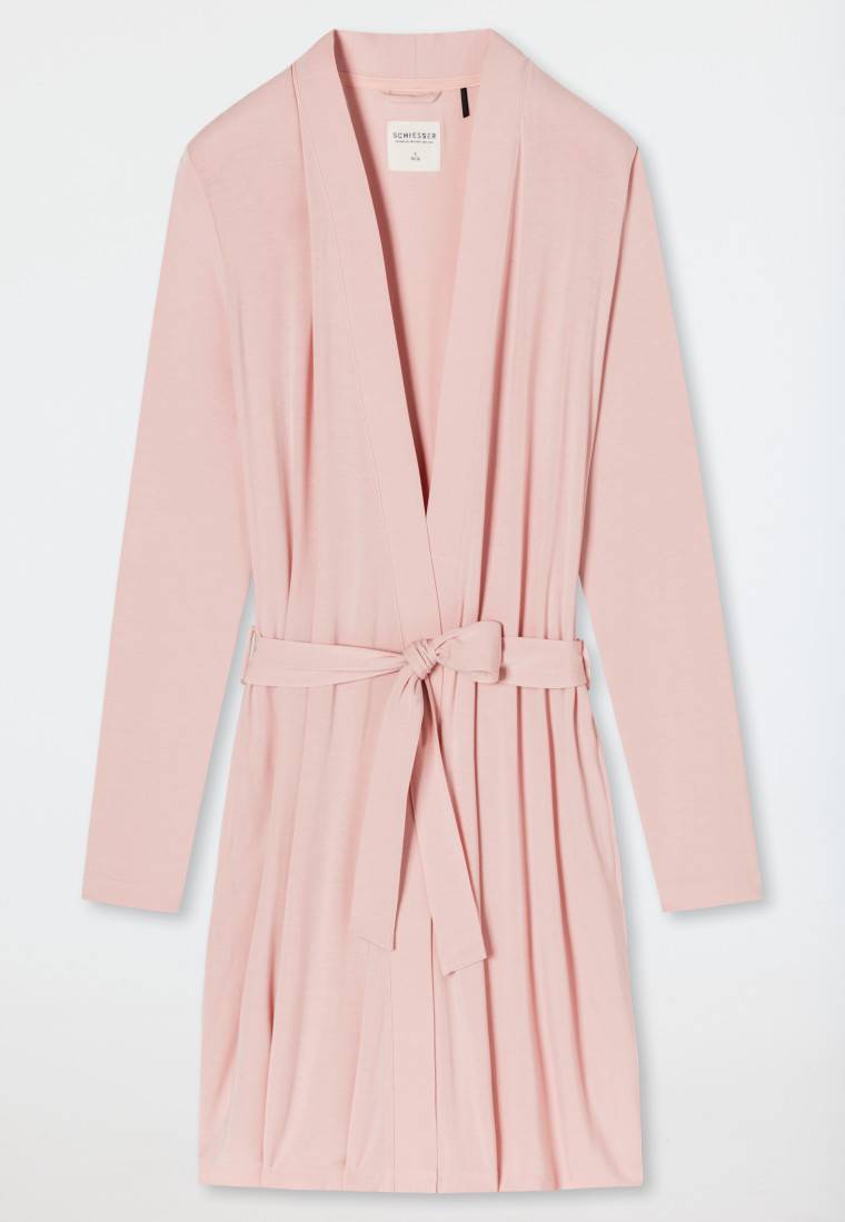 Schiesser Morgenmantel Modal rosé- Essentials Online