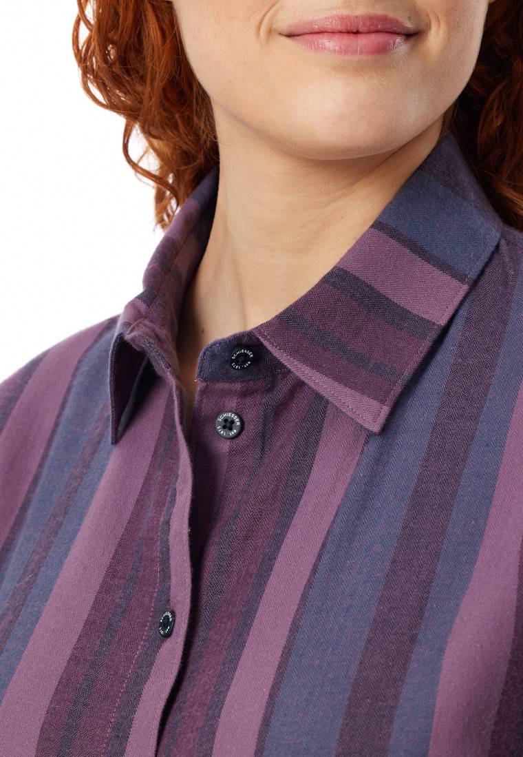 Schiesser Pyjama lang Webware Streifen multicolor - Modern Nightwear Exklusive Angebote