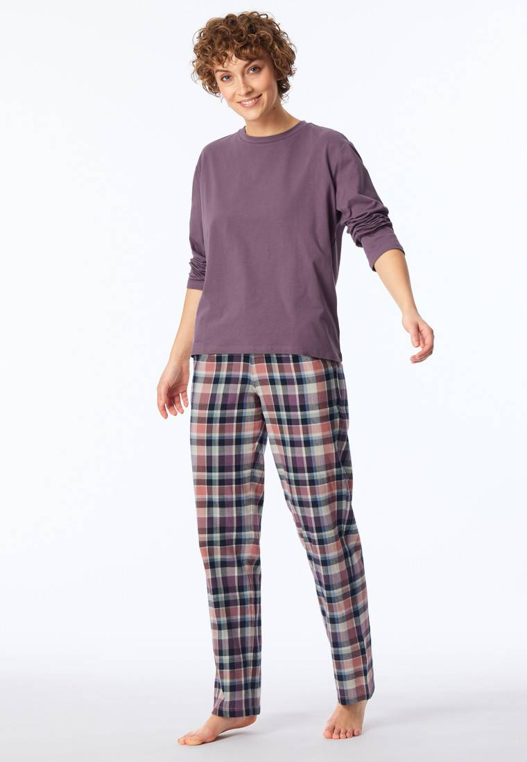 Schiesser Shirt langarm rundhals malve - Mix+Relax Speichern exportieren