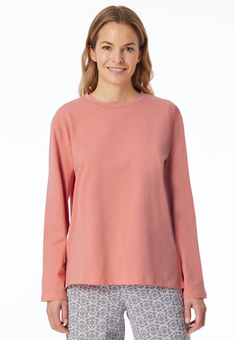 Schiesser Shirt langarm rundhals papaya - Mix+Relax Im Verkauf