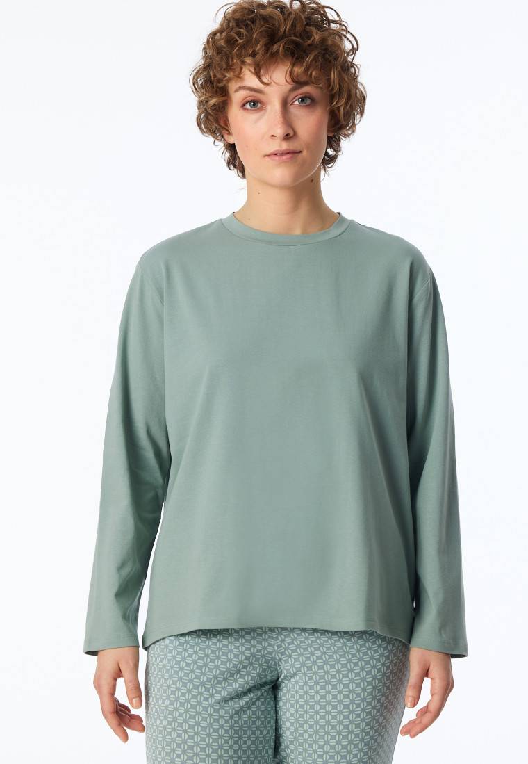 Schiesser Shirt langarm rundhals linde - Mix+Relax Rabatte dieses Monats