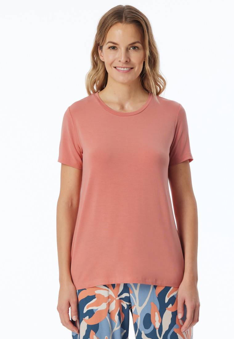 Schiesser Shirt kurzarm rundhals papaya - Mix+Relax Outlet