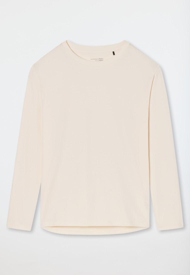 Schiesser Shirt langarm creme - Mix+Relax im Angebot