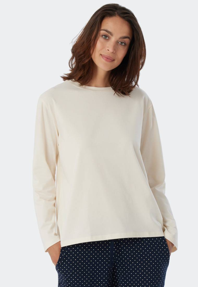 Schiesser Shirt langarm creme - Mix+Relax im Angebot