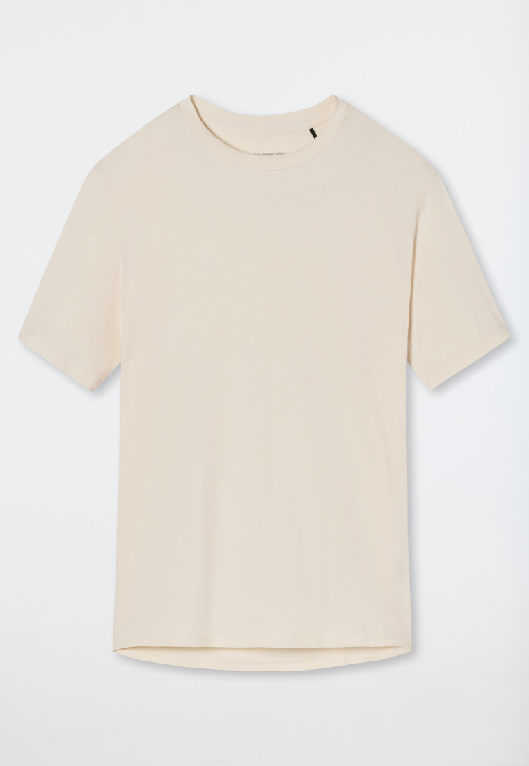 Schiesser Shirt kurzarm creme - Mix+Relax Schlussverkauf