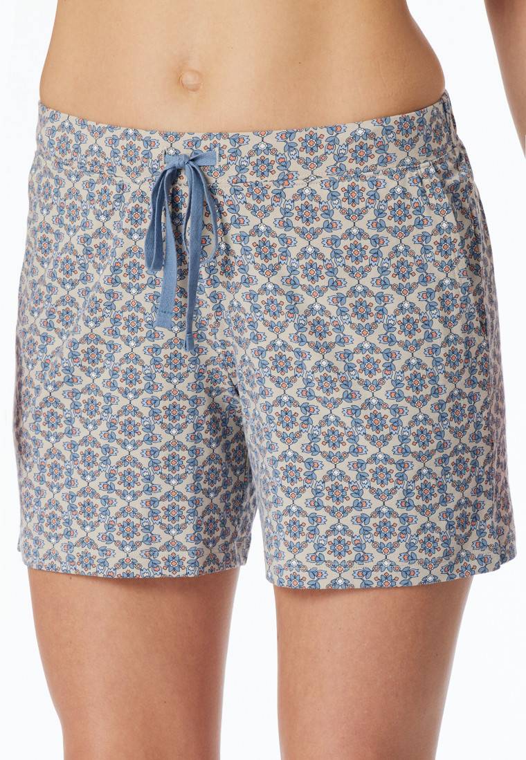 Schiesser Hose kurz multicolor gemustert - Mix+Relax Muttertagsangebot