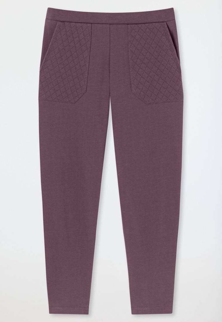 Schiesser Hose lang Jersey-Quiltstoff und Sweatware malve - Mix+Relax Vatertagsangebot