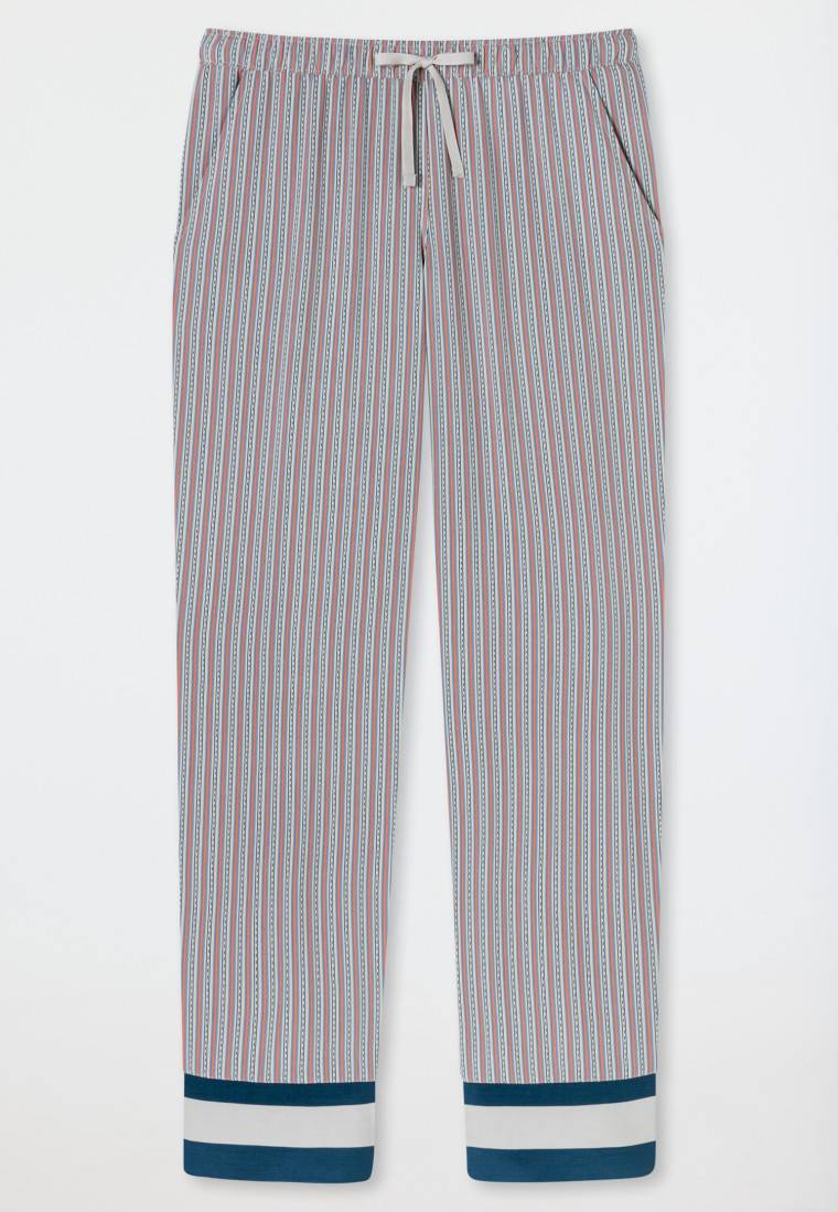 Schiesser Hose lang Webware Streifen multicolor - Mix+Relax Neueste Mode