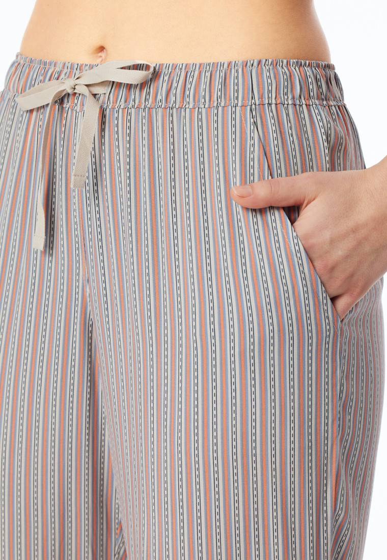 Schiesser Hose lang Webware Streifen multicolor - Mix+Relax Neueste Mode