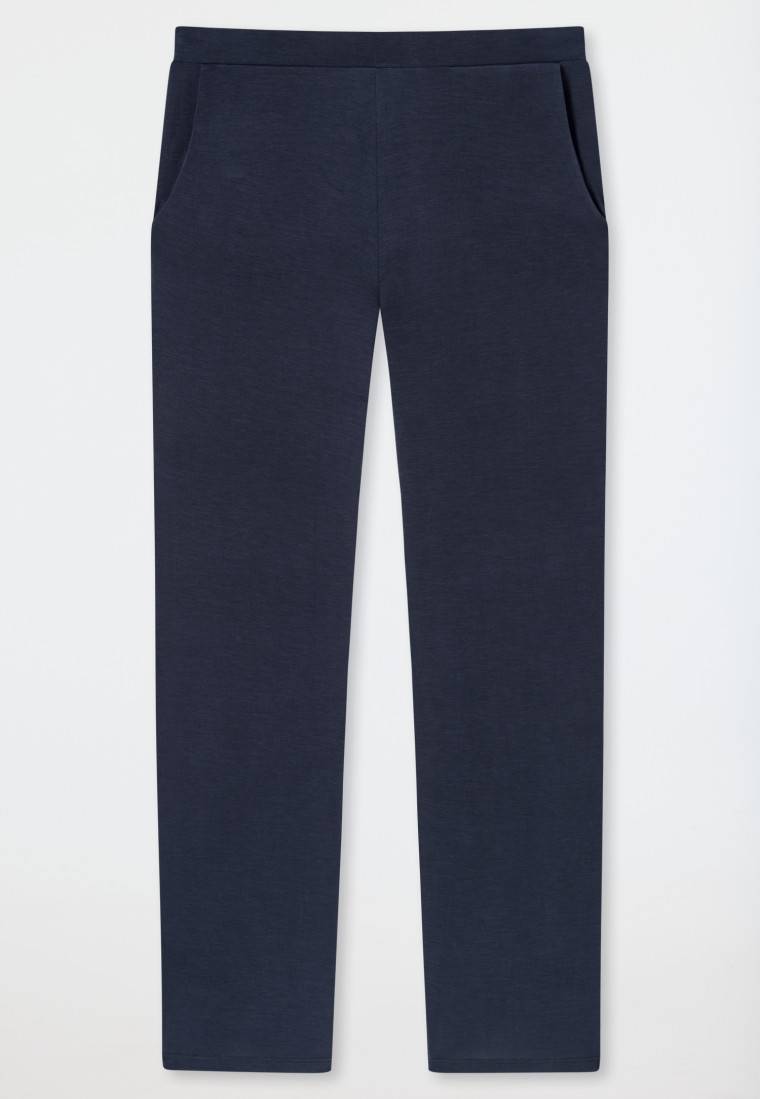 Schiesser Loungehose lang Modal Marlene-Schnitt blau - Mix+Relax Exklusive Angebote