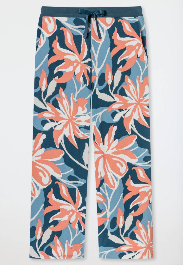 Schiesser Hose lang Blumen multicolor - Mix+Relax VIP-Rabatte