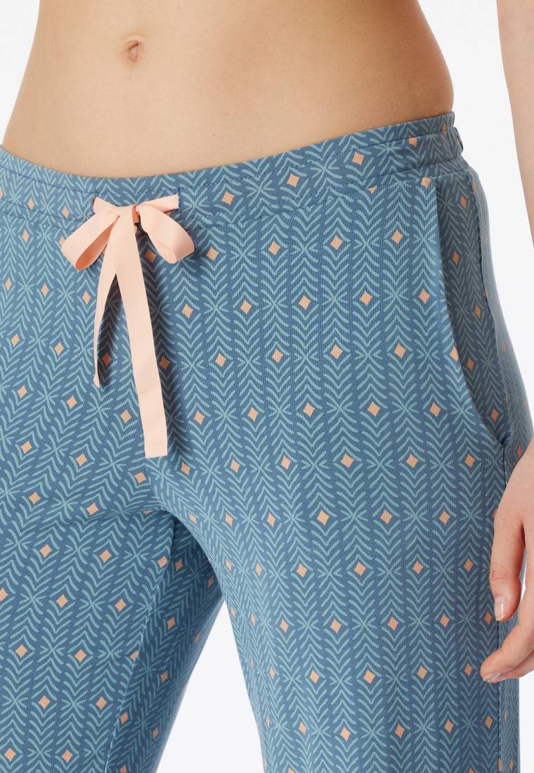 Schiesser Loungehose lang Modal Grafikprint multicolor - Mix+Relax Begrenzte Freigabe