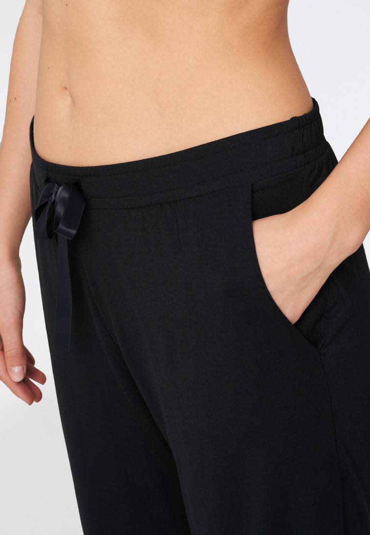 Schiesser Bermuda Modal schwarz - Mix+Relax Letzte 2 Tage