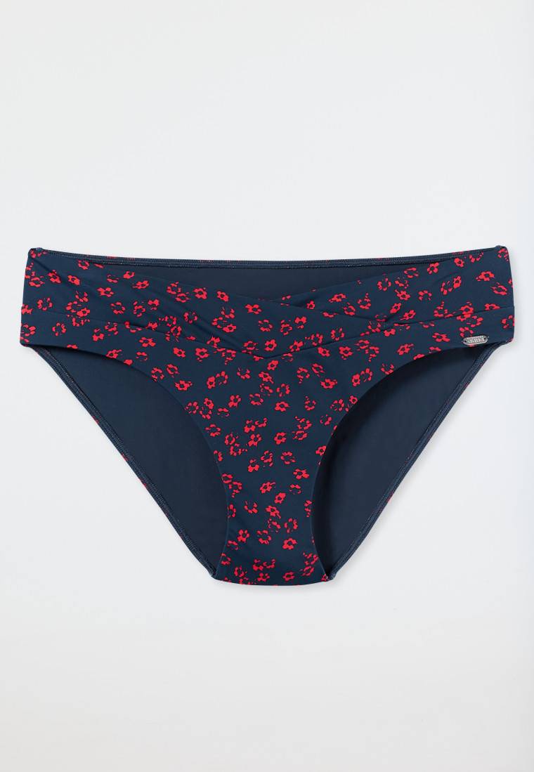 Schiesser Midi-Bikinislip V-Form Blumenprint multicolor - Aqua Mix & Match Bis zu 65% Rabatt