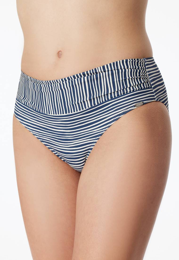 Schiesser Bügel-Bikini verstellbare Träger Midi-Slip mehrfarbig gestreift - Ocean Dive Discount Store für neue Produkte