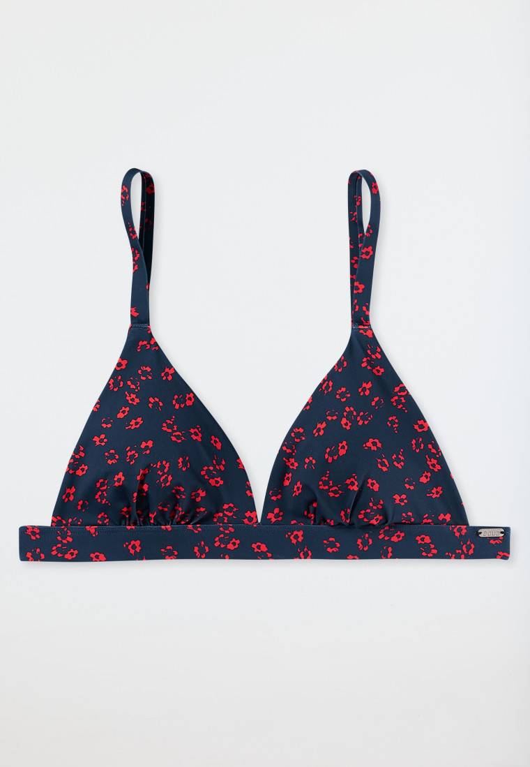 Schiesser Bikini Triangel-Top herausnehmbare Pads variable Träger multicolor - Aqua Mix & Match Nur noch ein Tag übrig
