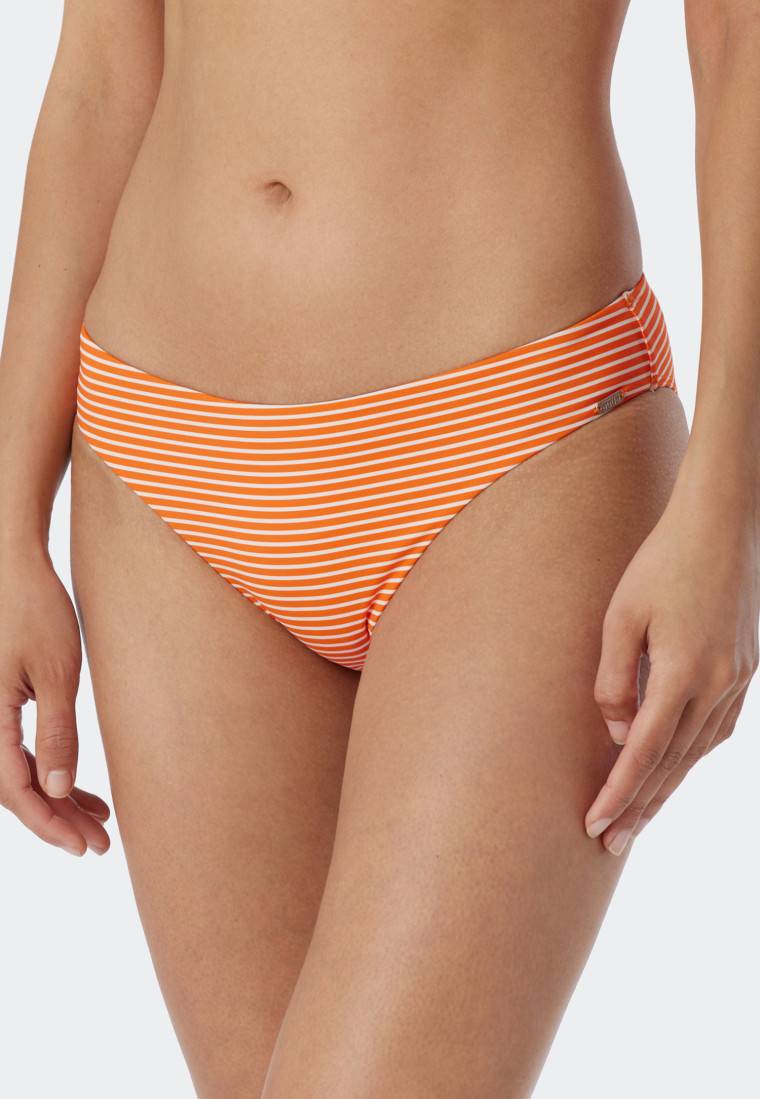 Schiesser Mini-Bikinislip Streifen orange - Mix & Match Reflections Online