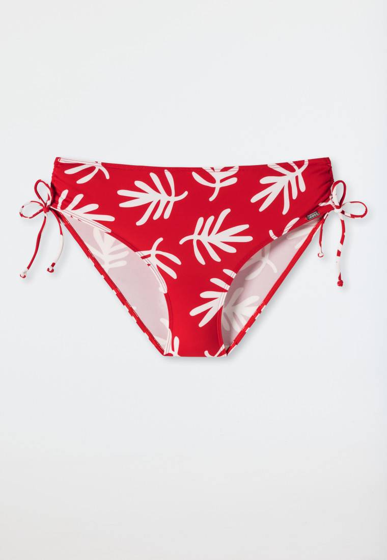Schiesser Midi-Bikinislip verstellbare Seitenhöhen Korallen rot - Mix & Match Coral Life Outlet