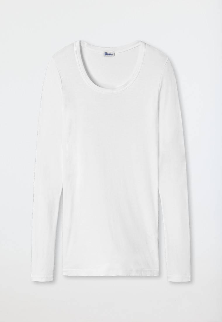 Schiesser Shirt langarm weiß - Revival Berta im Angebot