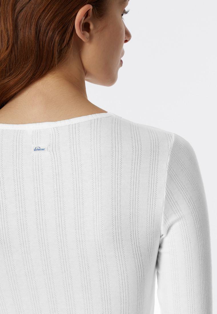 Schiesser Shirt langarm weiß - Revival Agathe Schlussverkauf
