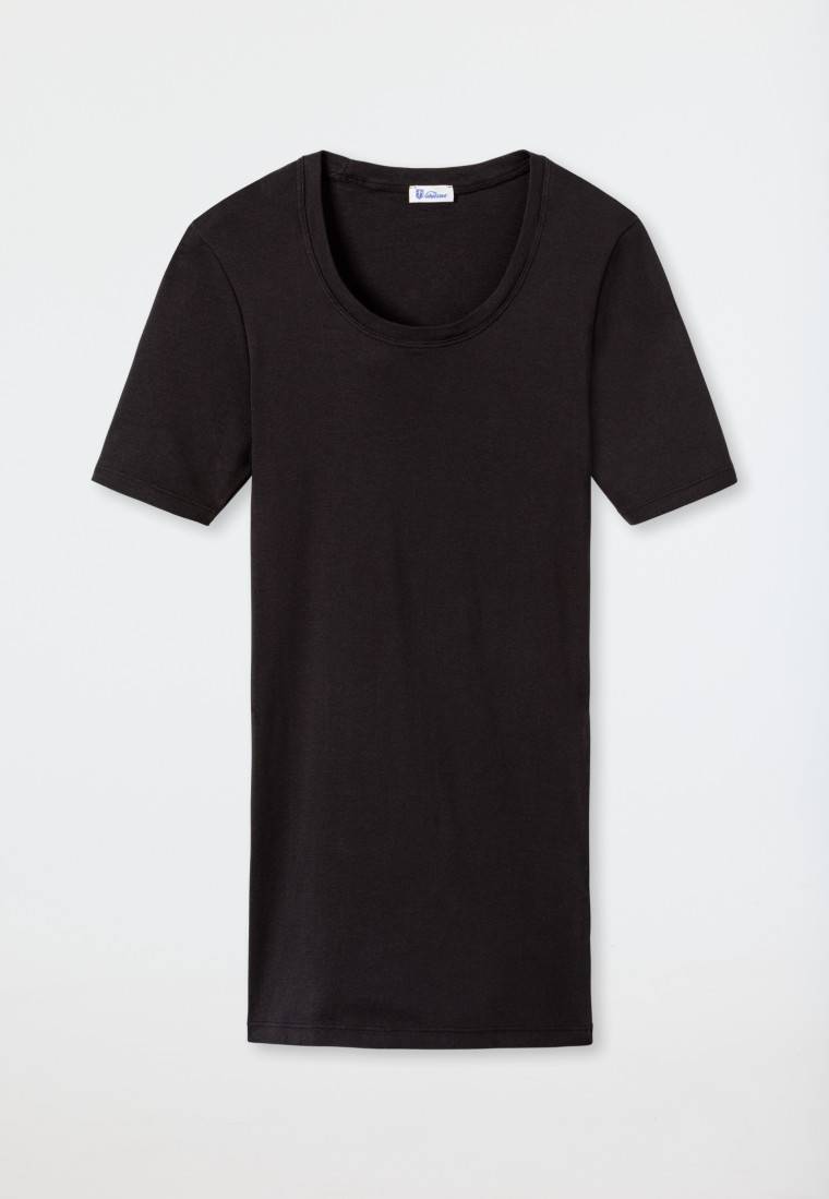 Schiesser Shirt kurzarm schwarz - Revival Berta Sonderangebot
