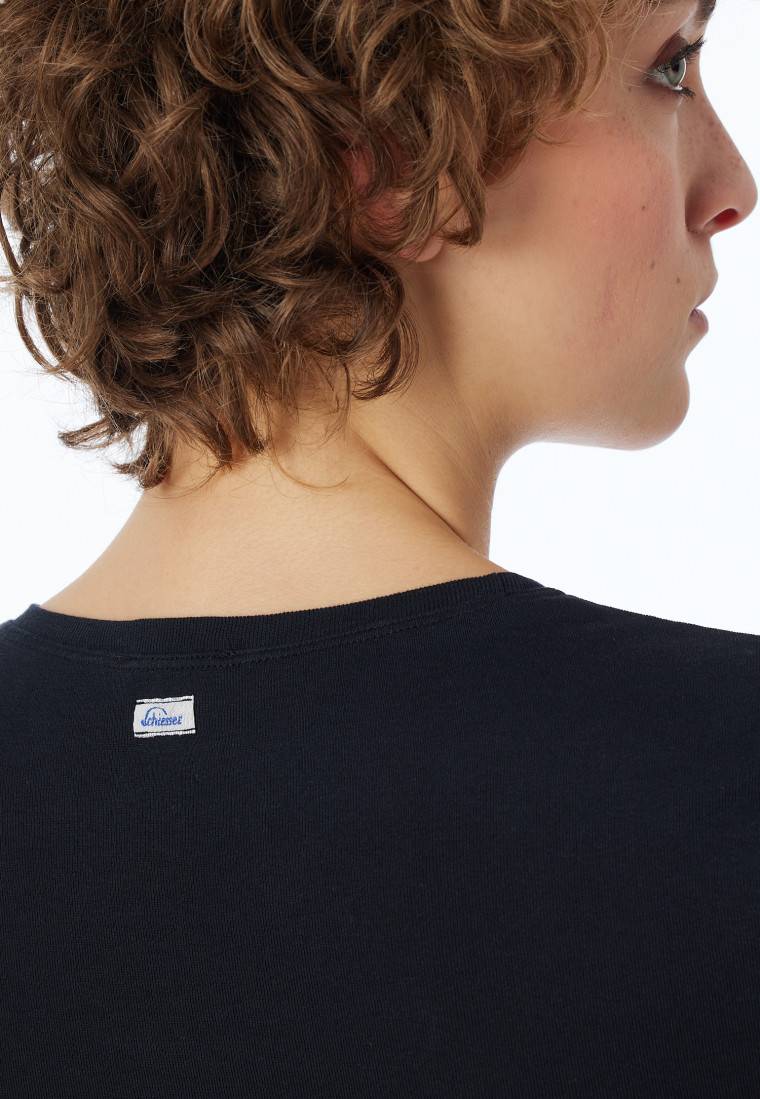 Schiesser Shirt kurzarm schwarz - Revival Berta Sonderangebot