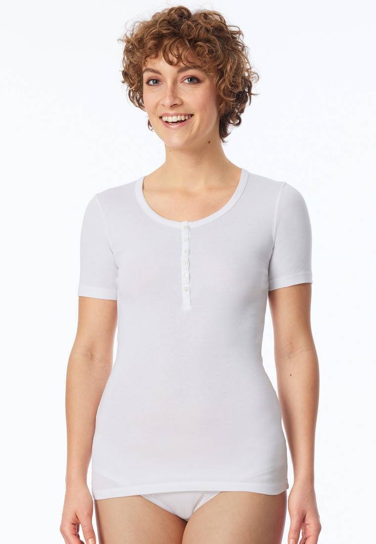 Schiesser Shirt kurzarm weiß - Revival Berta Versandkostenfrei