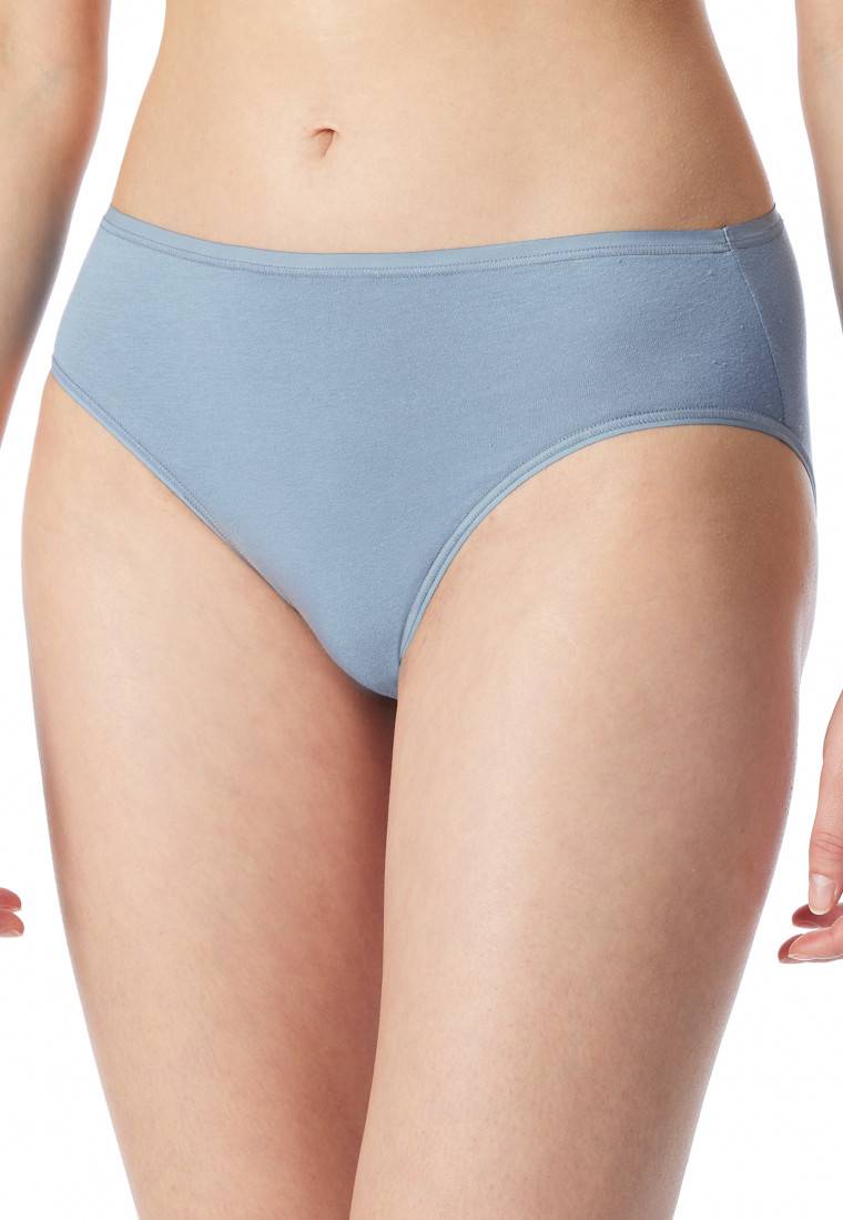 Schiesser Slips 2er-Pack Organic Cotton schwarz/graublau - 95/5 Osterangebot