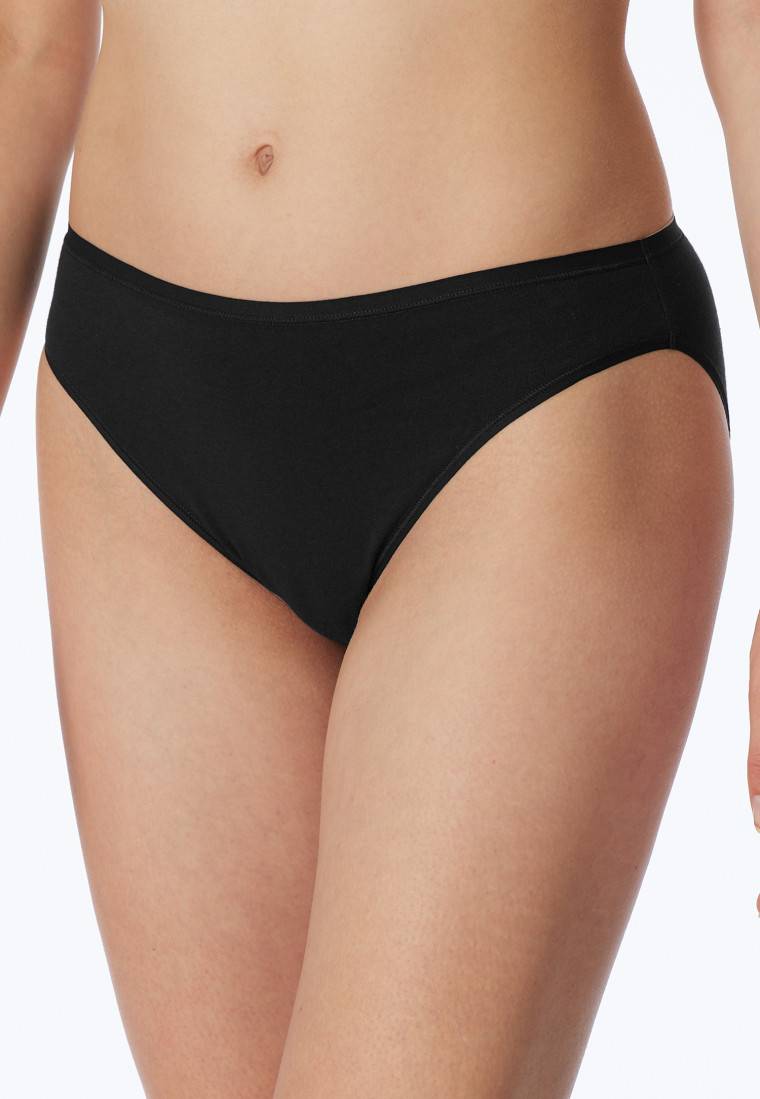 Schiesser Mini 2er-Pack Organic Cotton schwarz - 95/5 Valentinstagsangebot