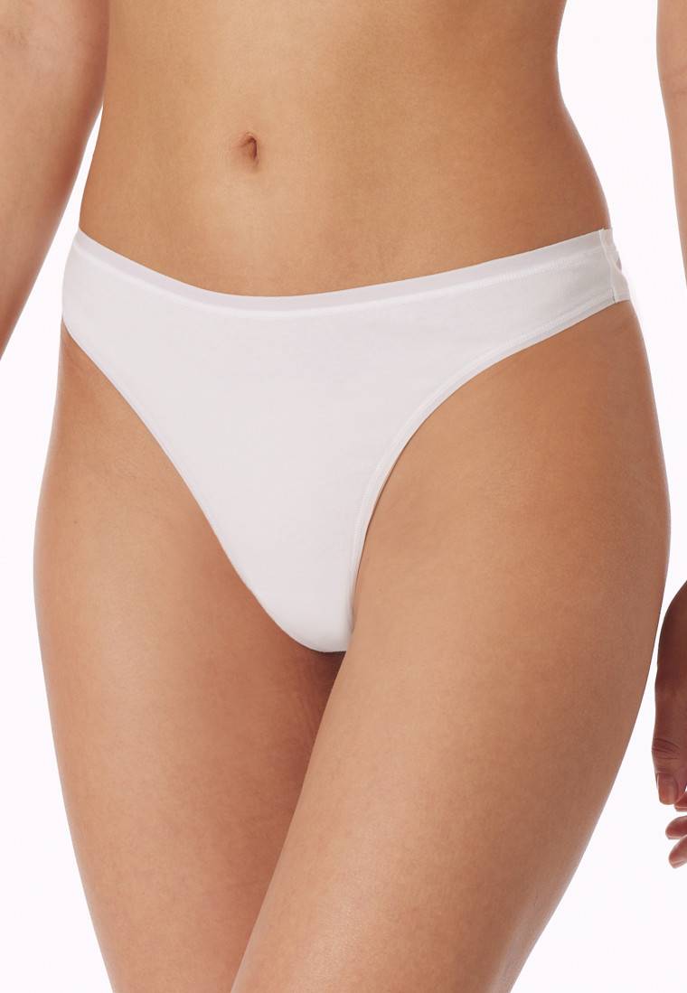 Schiesser String 2er-Pack Organic Cotton weiß - 95/5 Exklusive Angebote
