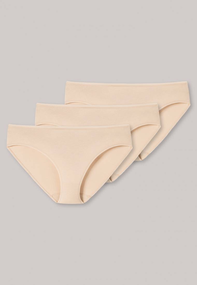 Schiesser Tai 3er-Pack Organic Cotton sand - 95/5 Blitzangebot