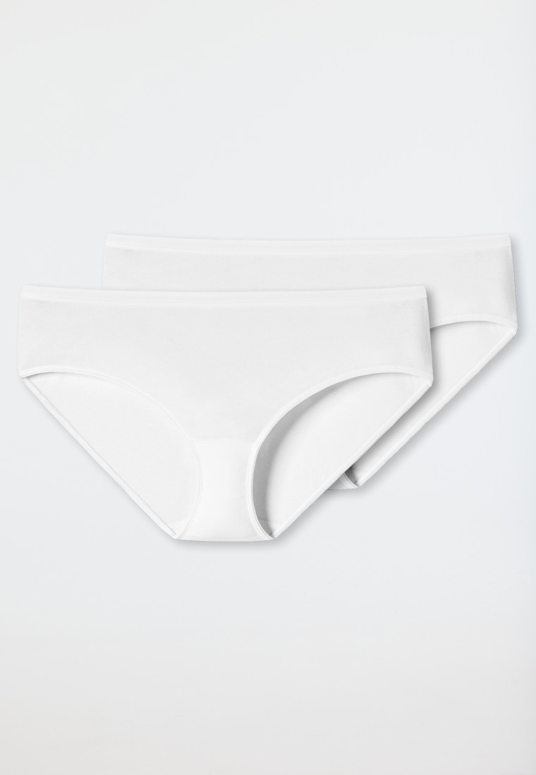 Schiesser Hipster 2er-Pack Organic Cotton weiß - 95/5 Neuheiten