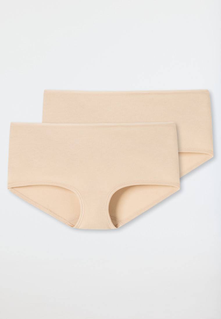 Schiesser Shorts 2er-Pack Organic Cotton sand - 95/5 Saisonale Angebote