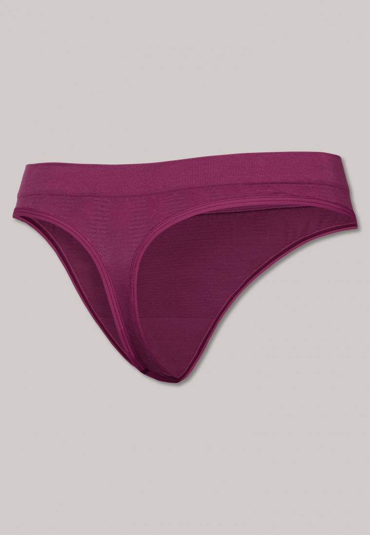 Schiesser Thong seamless Bambus beere - Active Mesh Bamboo Super Sparpreis