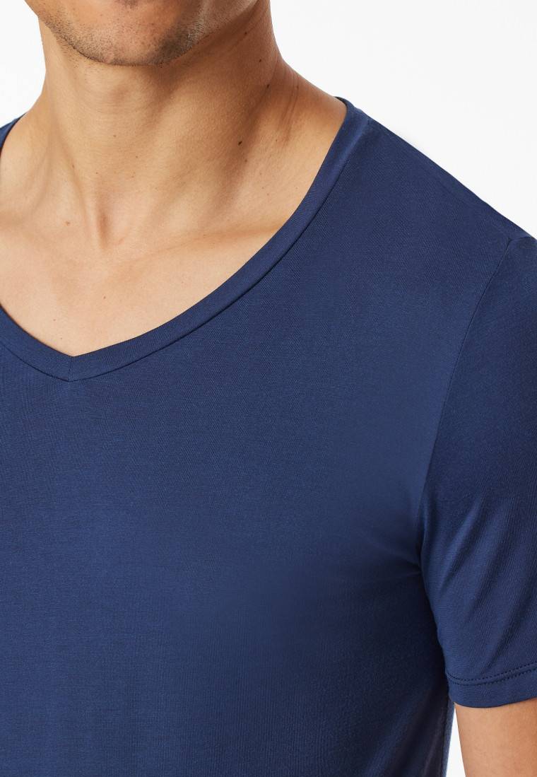 Schiesser Shirt kurzarm V-Ausschnitt admiral - Premium Modal Nur noch ein Tag übrig