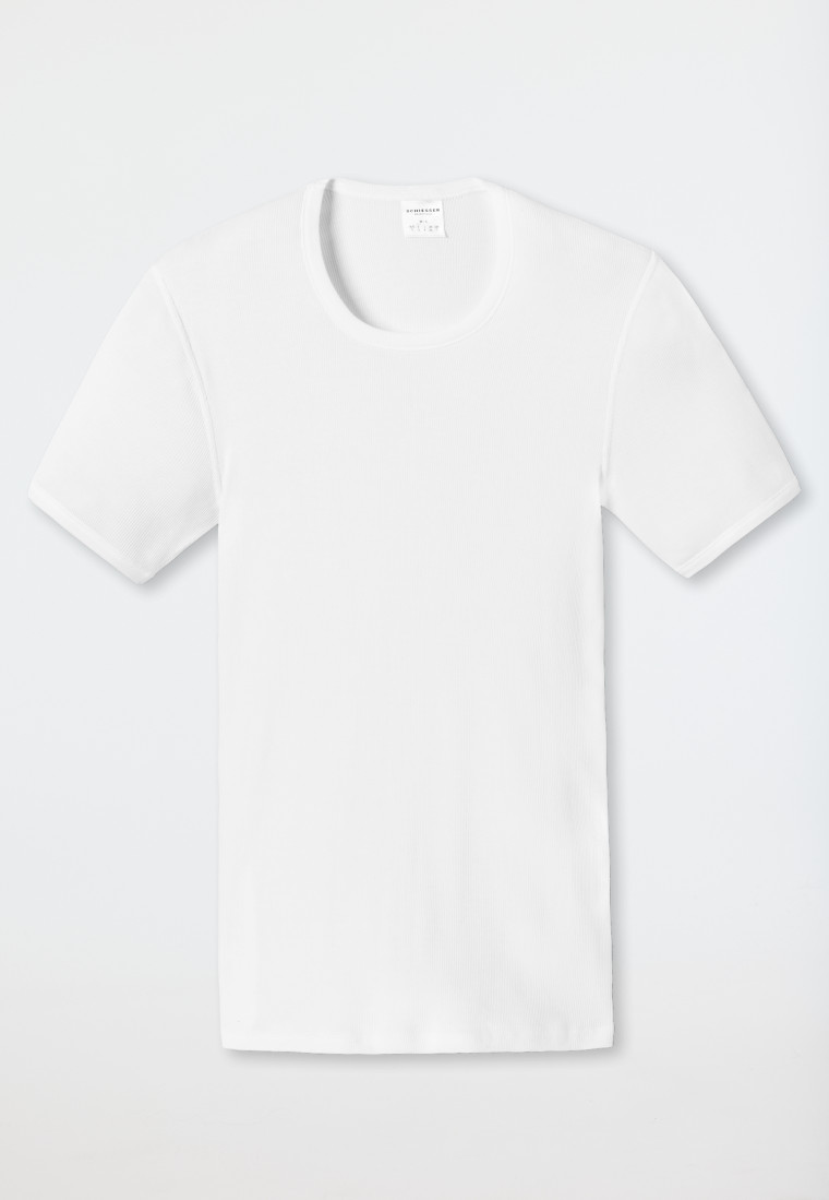 Schiesser Shirt kurzarm Doppelripp weiß - Essentials Angebote