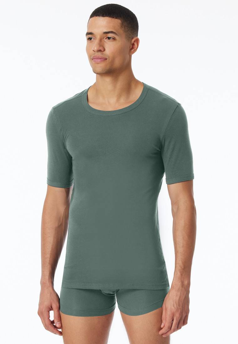 Schiesser Shirt kurzarm grün - Revival Ludwig Hotsell