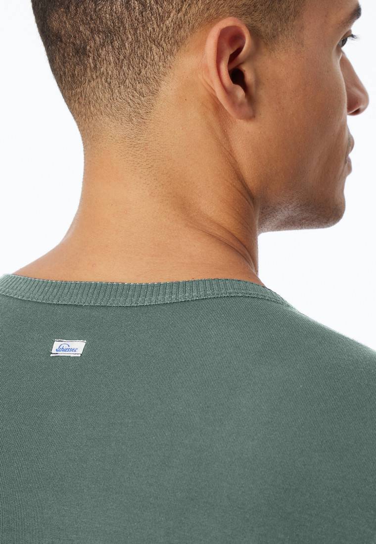 Schiesser Shirt kurzarm grün - Revival Ludwig Hotsell